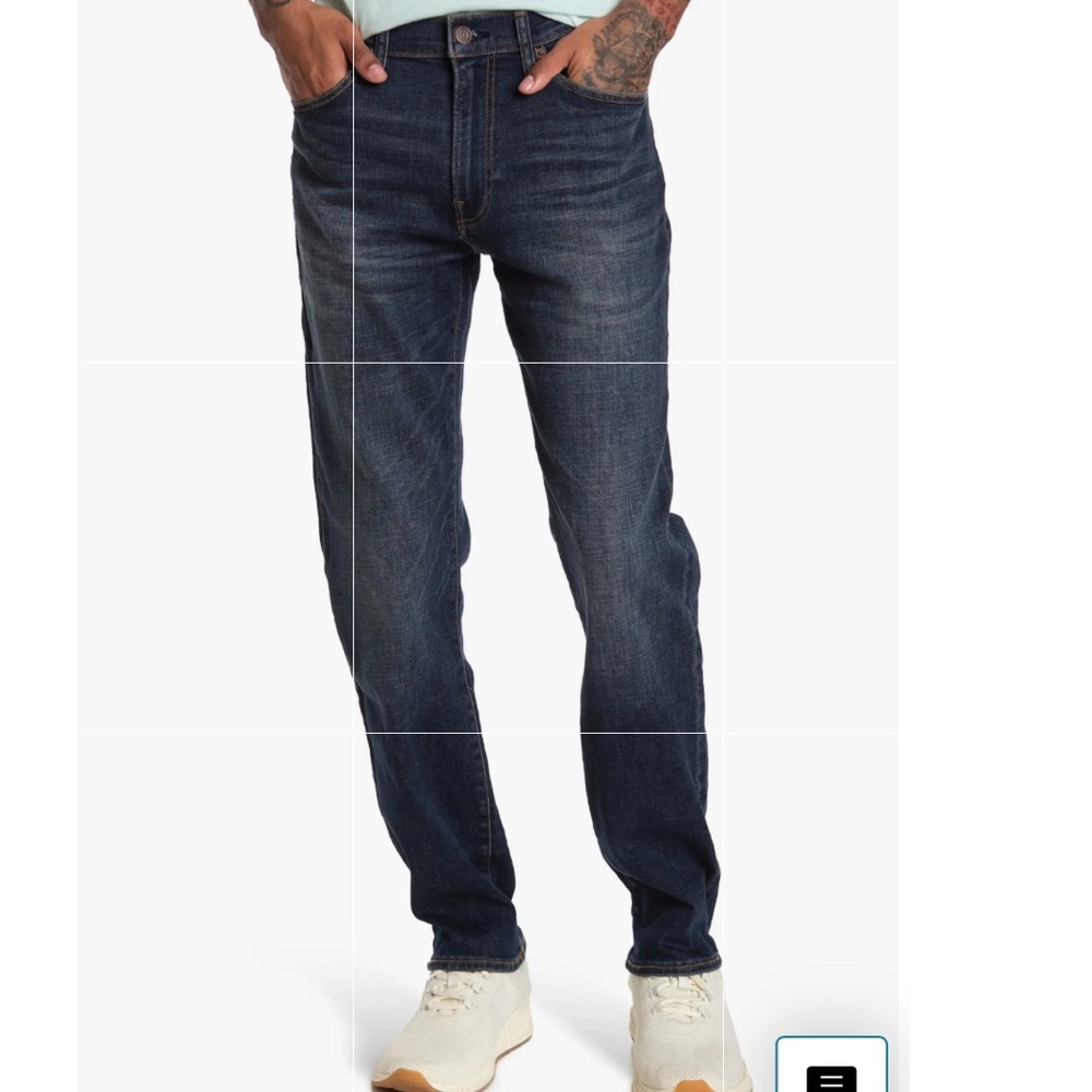 Men's Lucky Brand 121 Vintage Dark Blue Jeans
